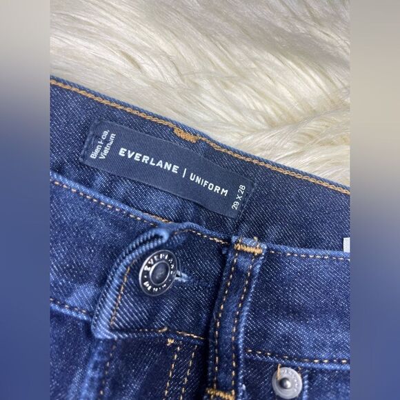 Everlane Uniform the slim jean dark wash sz 29X28 - Picture 2 of 7